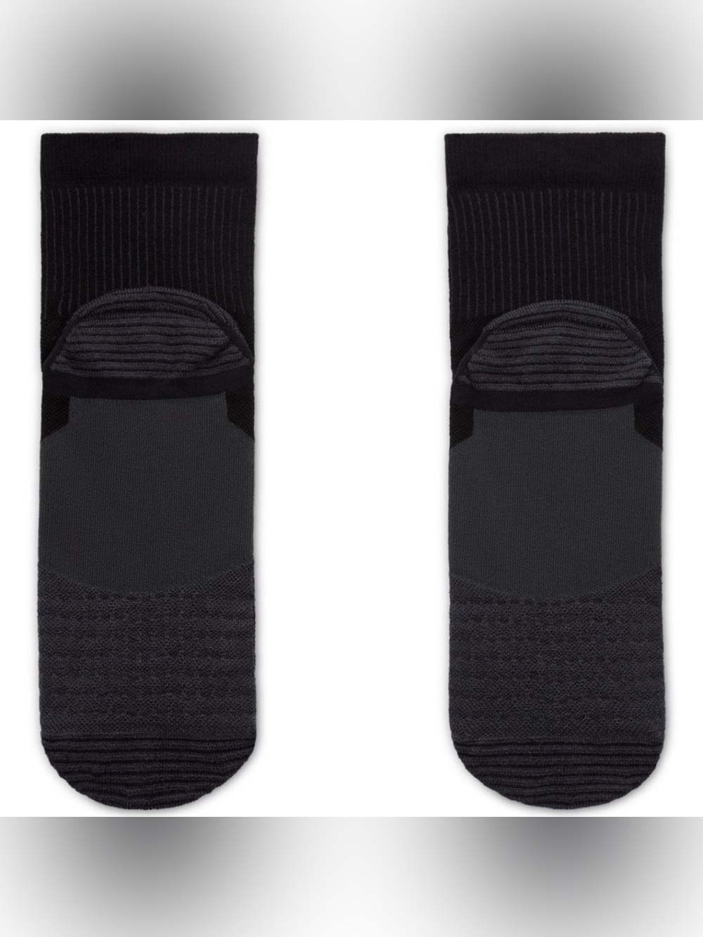 Nike Trail Dri-FIT Ankle Running Socks - Black with White Swoosh - Picture 9 of 11